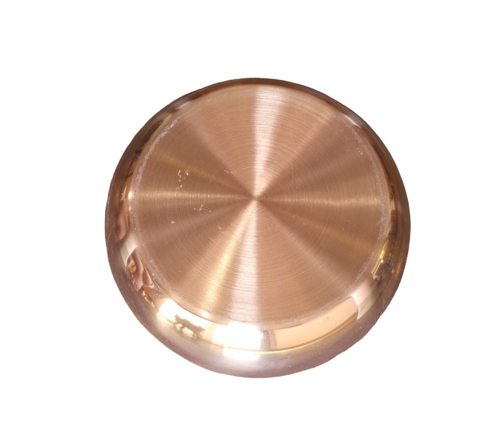Copper Round Bowl 6in