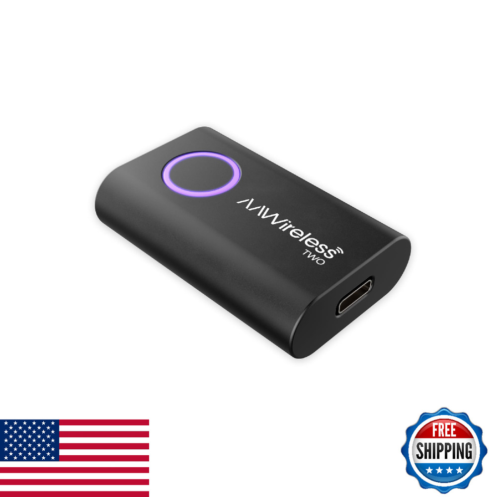 AAWireless Two - Wireless Android Auto Adapter - Button, Plug & Play, Bluetooth