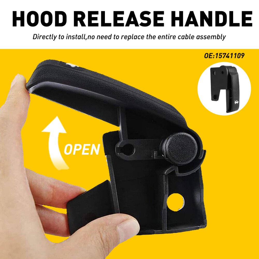 Hood Release Latch Handle For Chevy GMC Truck Silverado Tahoe Yukon 1999-2007