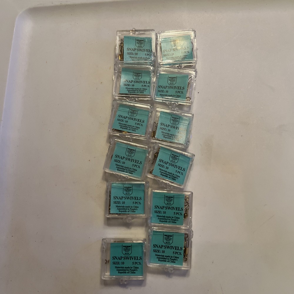 Dolphin Brass Swivel size 10 (12 PacksOf 5)