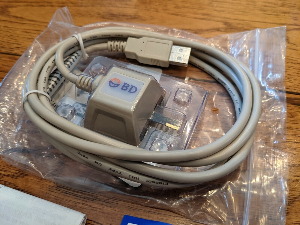 OEM BD Blood glucose meter replacement USB interface cable #322085