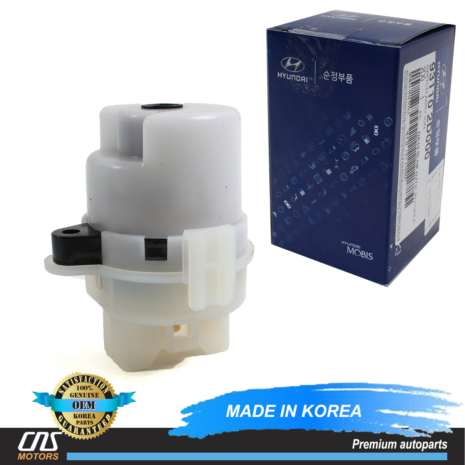GENUINE Ignition Starter Switch for 2001-2010 Hyundai Kia OEM 931102D000