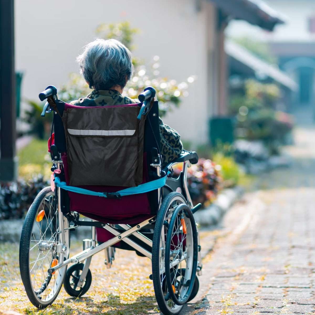 Waterproof Backpack for Wheelchair & Mobility Scooter, Large Storage Carry Bag