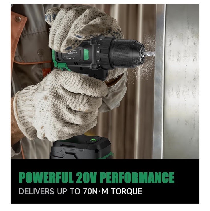 SCHNEIDER 20V MAX CORDLESS DRILL DRIVER