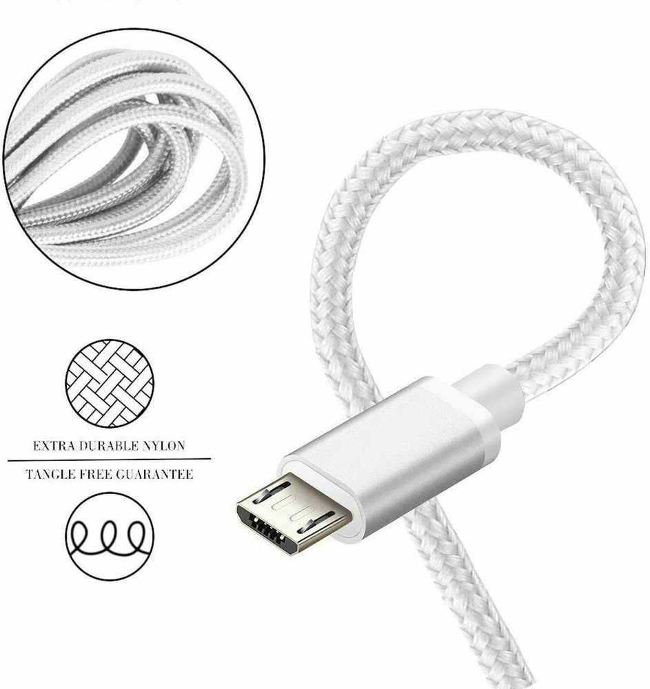 Heavy Duty Micro USB Fast Charger Data Cable Cord For Samsung Android HTC LG US