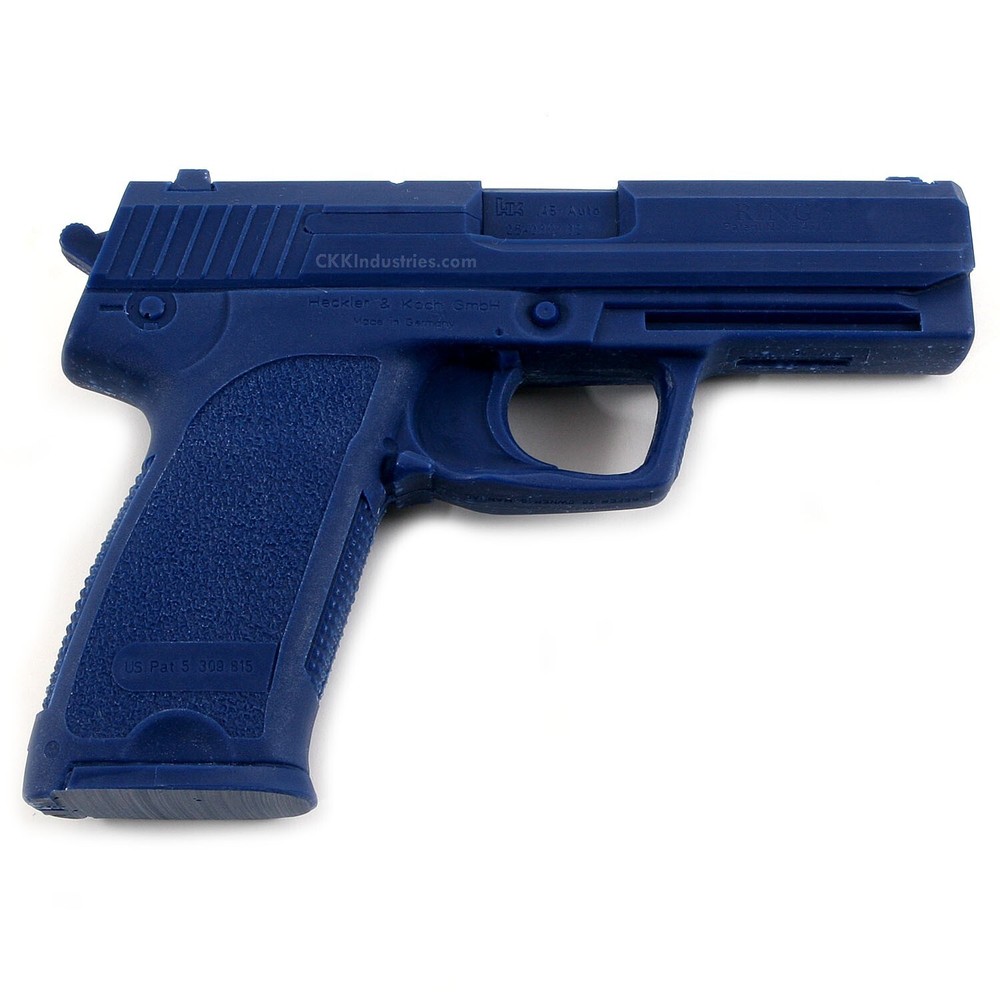 Blue Training Prop for H&K USP .45 - Solid Resin - Not a Gun