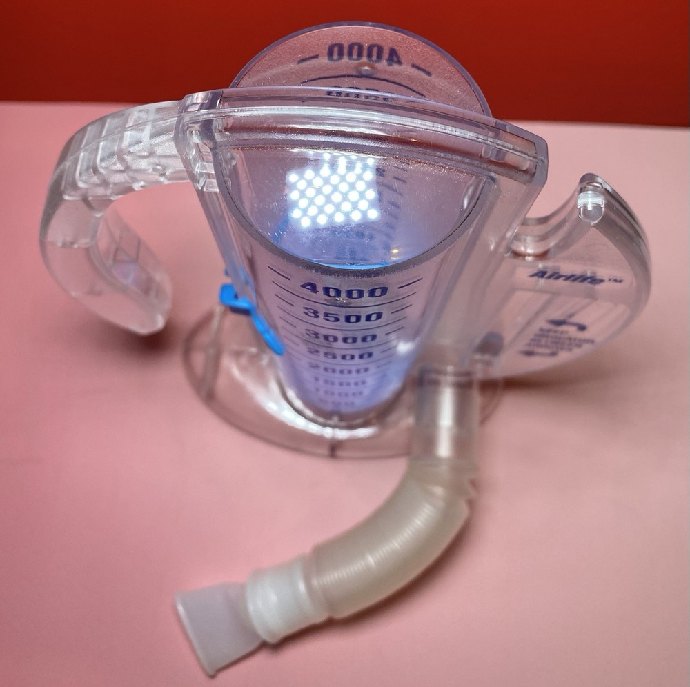 AirLife Incentive Spirometer Milliliter Lung Exercise Device