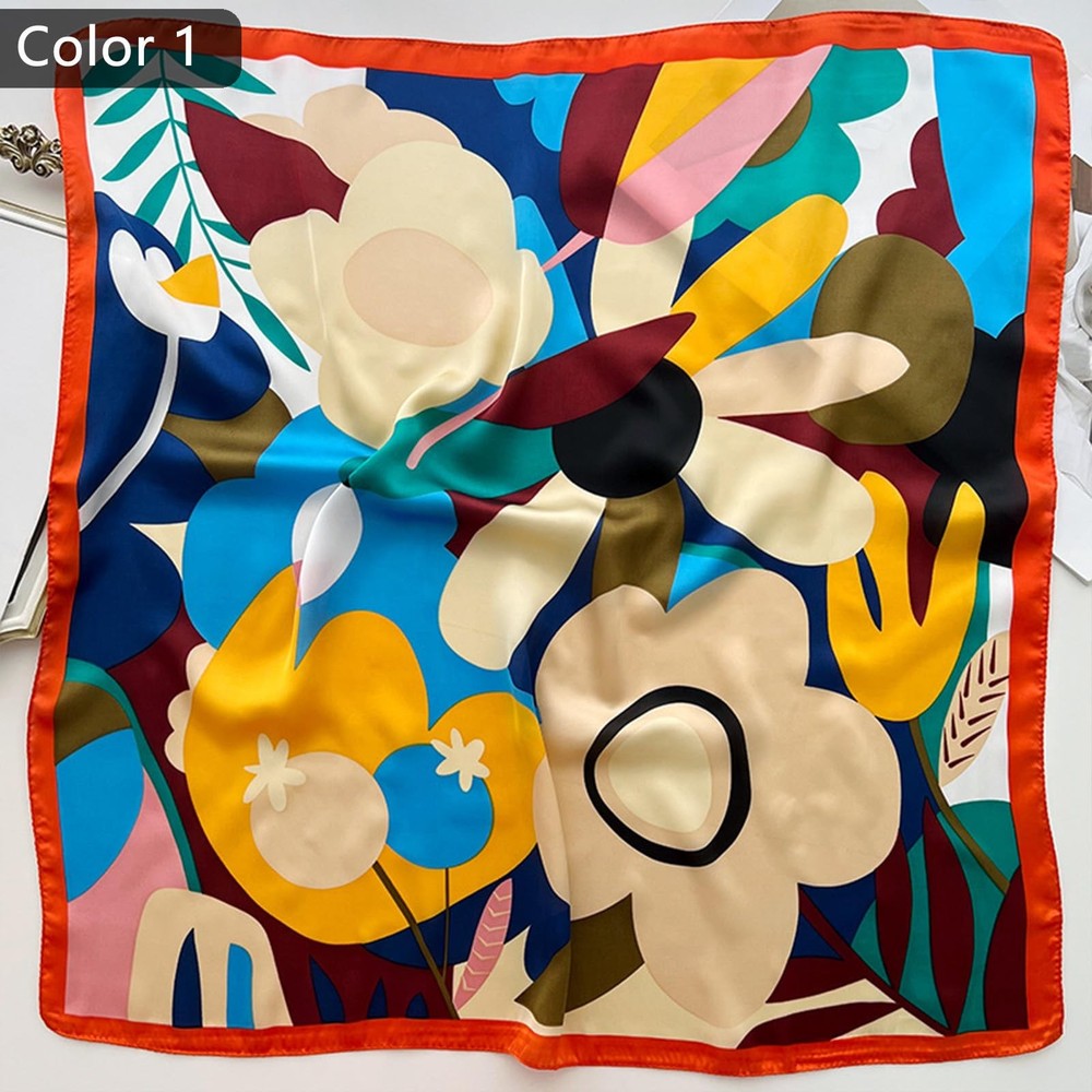 CODCOS 3 Pack 27.5 Inch Silk Feeling Scarf 27.5-inch 3PACK, B006----3-pack
