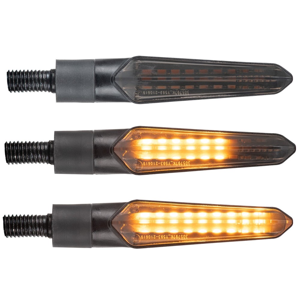 Oxford DarkHunter 9 LEDs E-marked Motorcycle Streaming Indicators Light - EL366