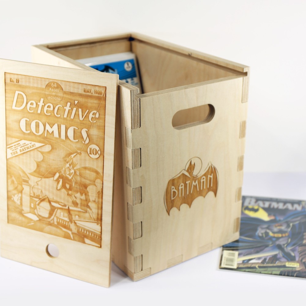 Batman Timber Comic Storage Box *Comics Not Included