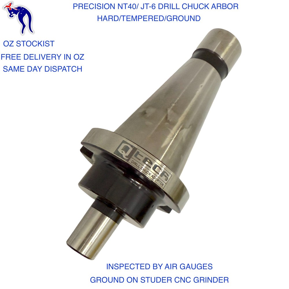 Drill Chuck Arbor  ISO40 /J6  Precision quality Fully Hardened And Ground