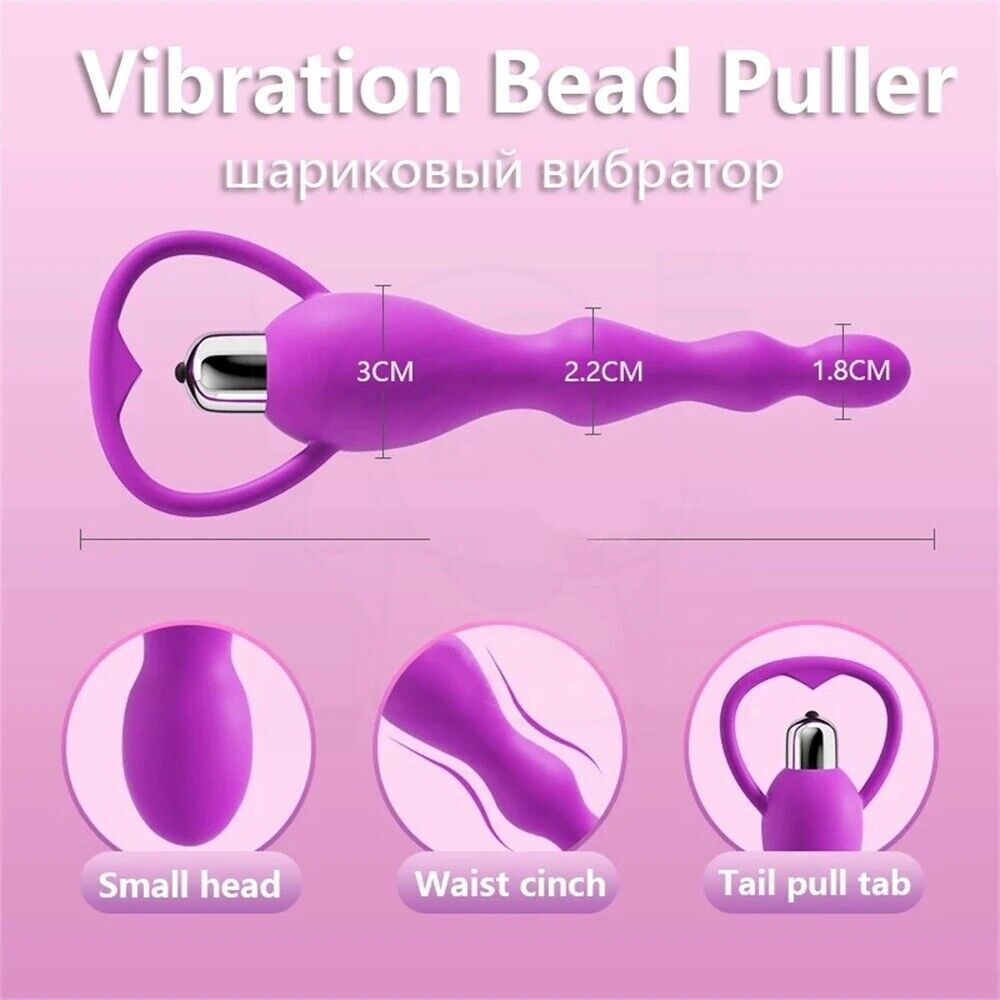 Silicone Anal Butt Plug G-spot Dildo Prostate Massager Sex Toys Women Men Adult