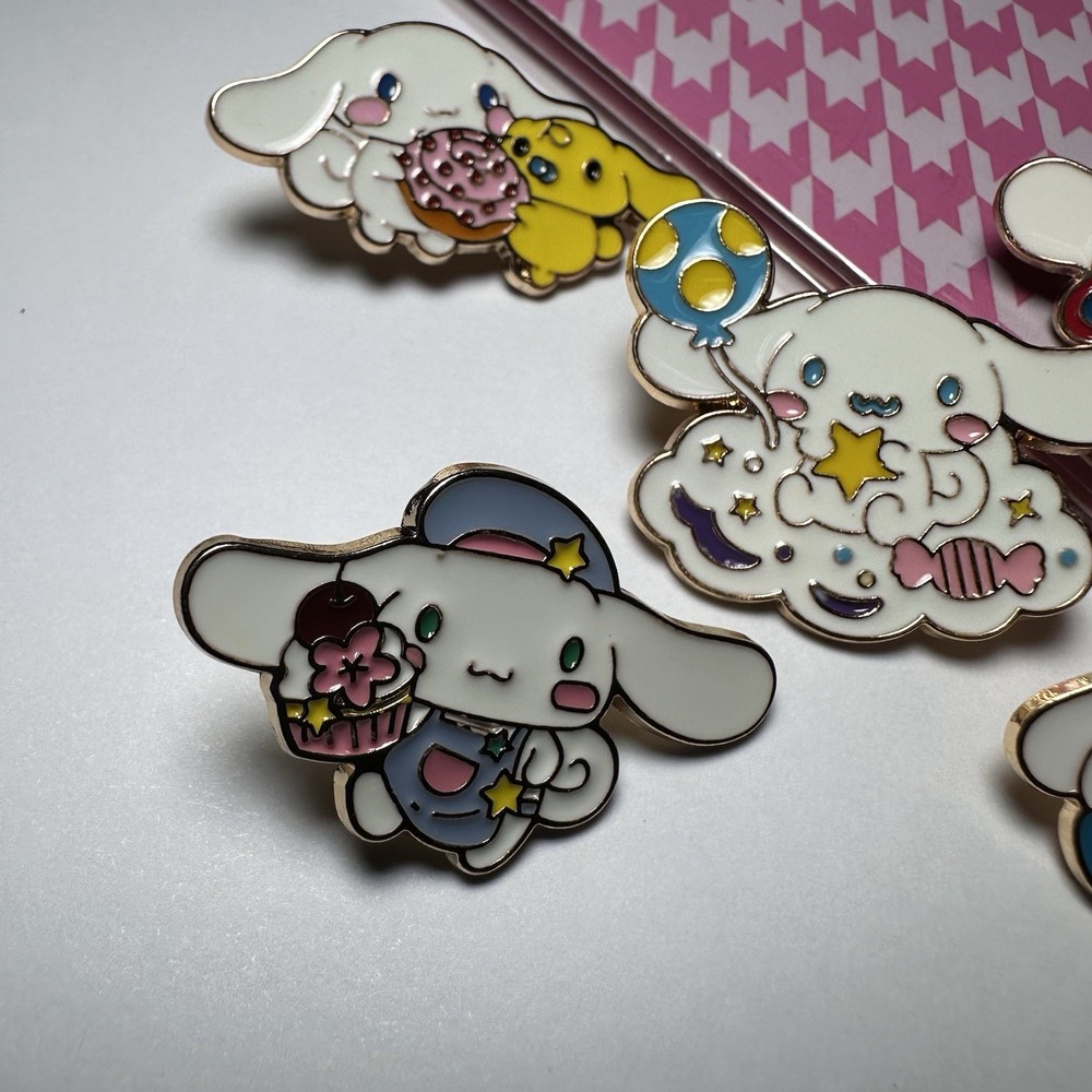 Cinnamoroll Enamel Pins New Never Worn Lot Of 5!!