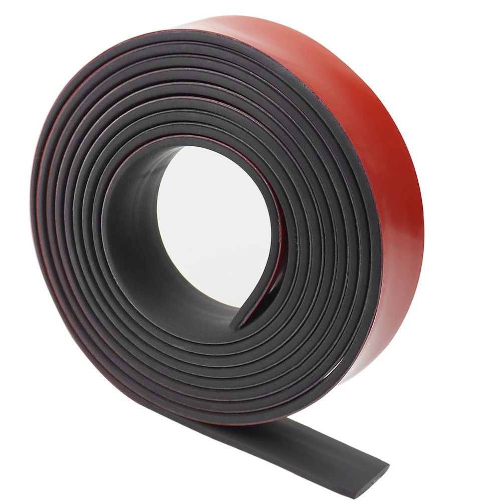 Adhesive Rubber Strips Neoprene Rubber Sheet, Solid Sheets Rolls for Pads, Cr...