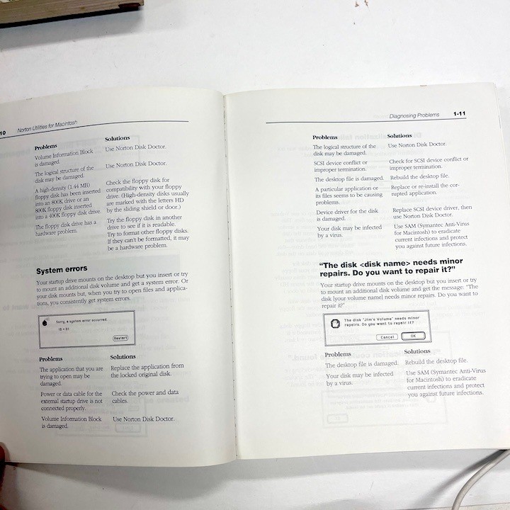 1995 Norton Utilities for Macintosh Computer v 2.0 User's Manual