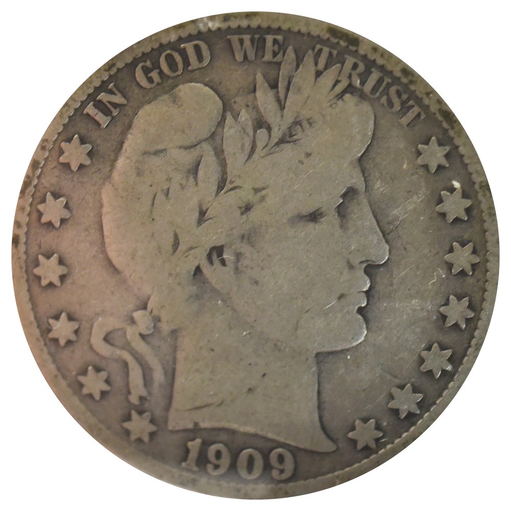 1909-S Barber Half Dollar (G-VG)