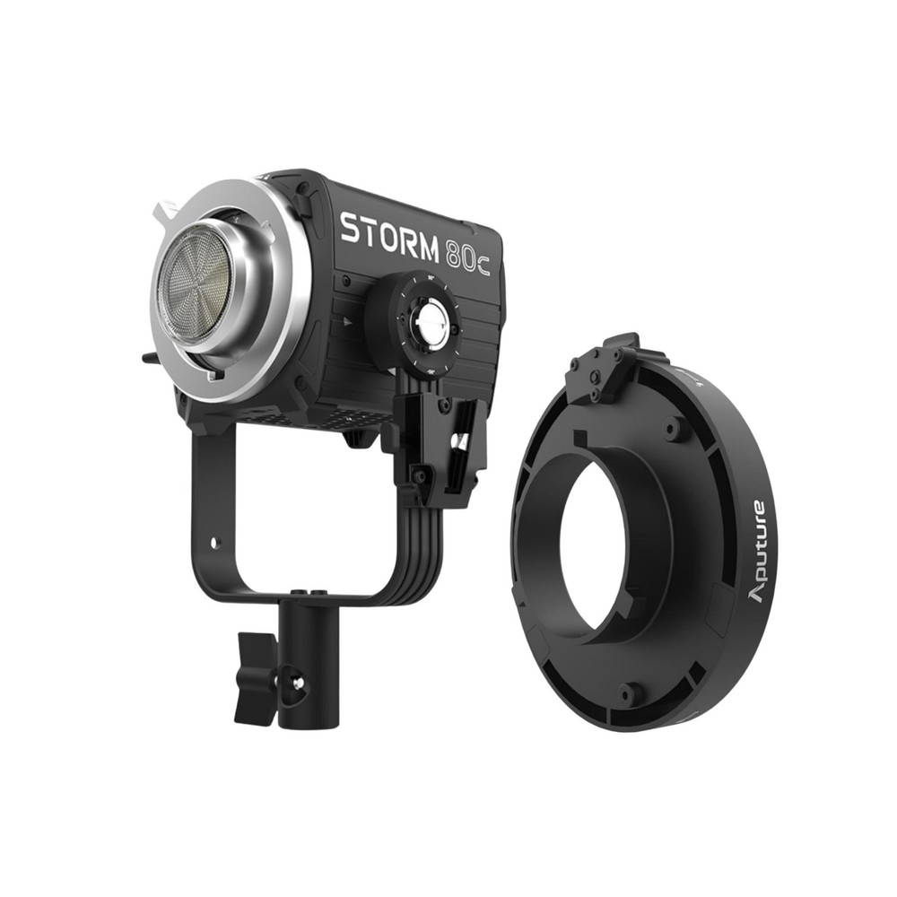 Aputure STORM 80c Continuous Light Fixture with Bowens Mount Adapter Bundle