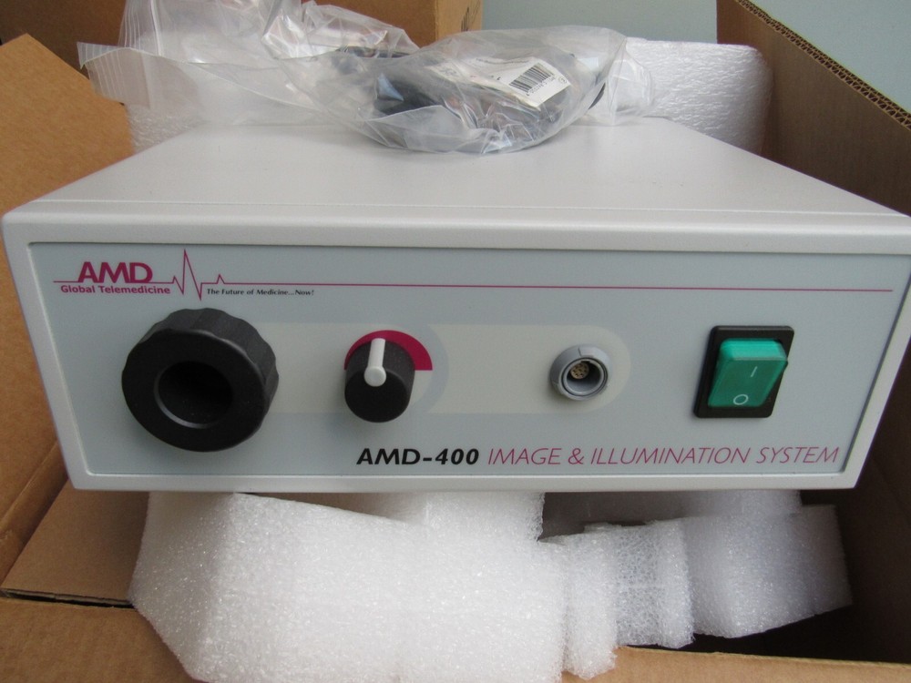 AMD TELEMEDICINE AMD-400 CAMERA & Illumination System Light Source new open box
