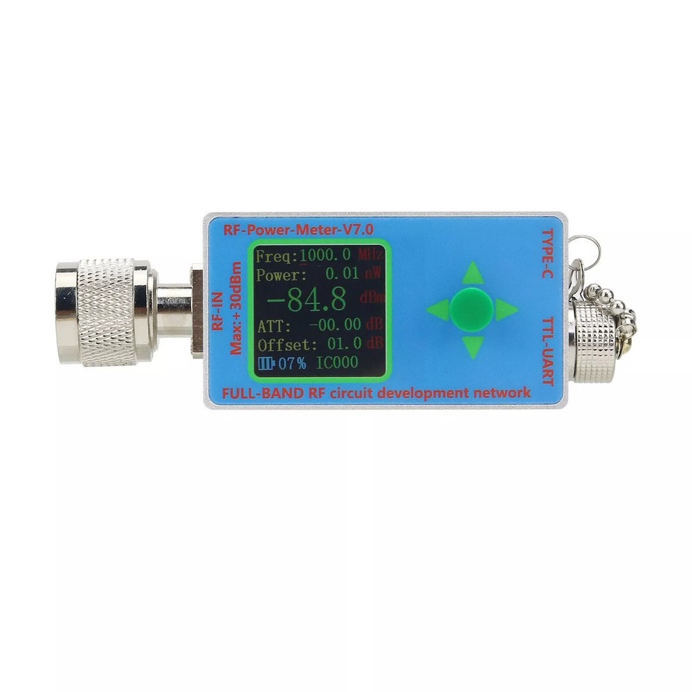 N-Type RF Power Meter V7 10GHz Type-C Full-band RF Circuit Development Network