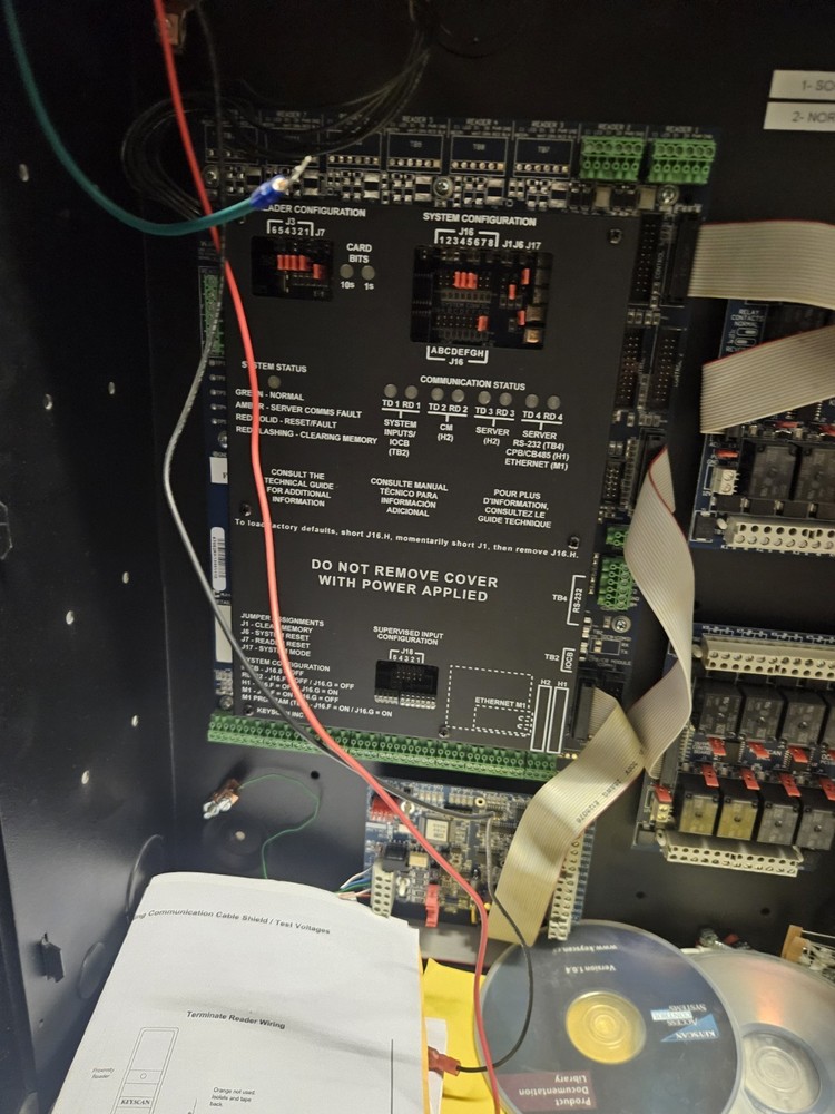 Keyscan CA8500B Access Control Panel w OCB8 Relay Board 2 door Controller