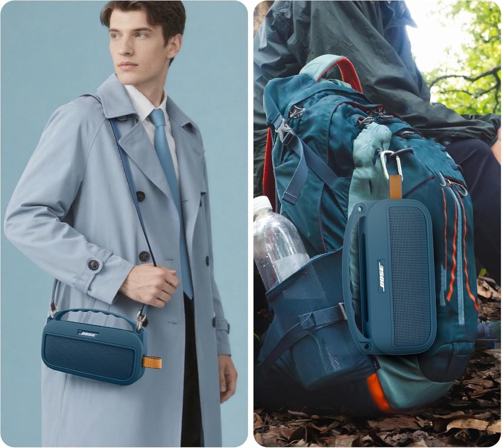 Silicone Speaker Protective Case Blue