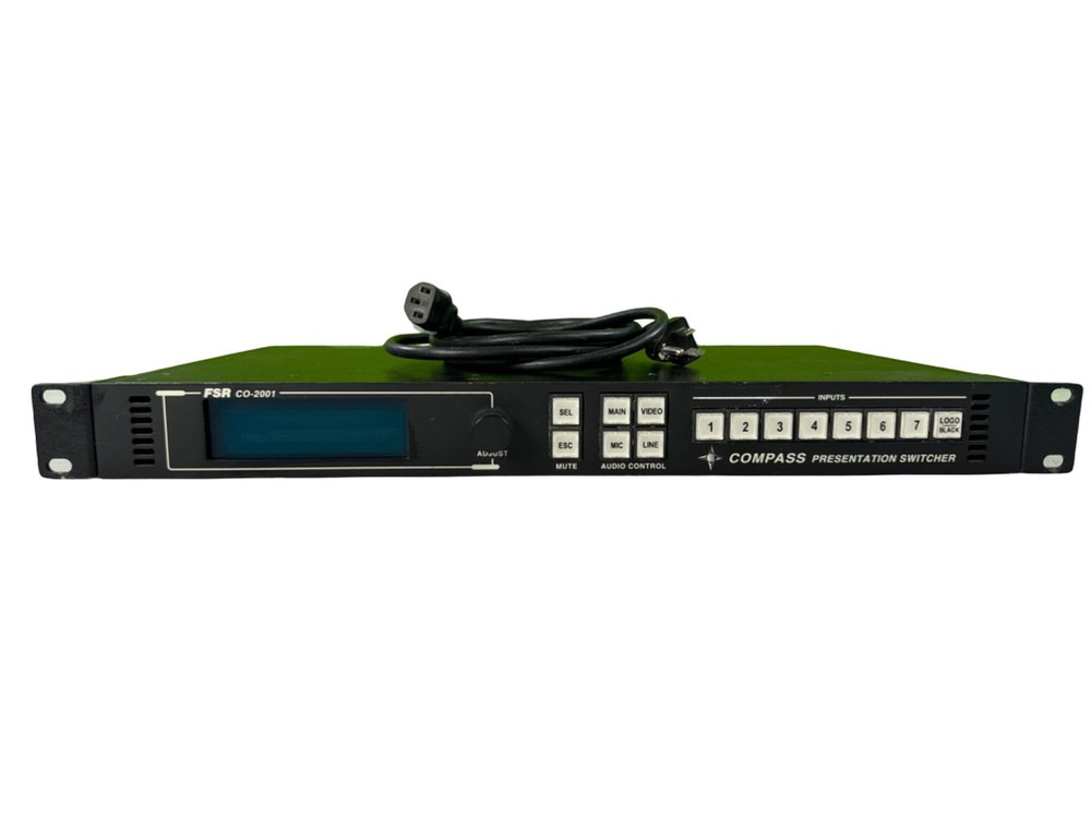 FSR CO-2001 Compass 7x1 Video Presentation Switcher with Audio