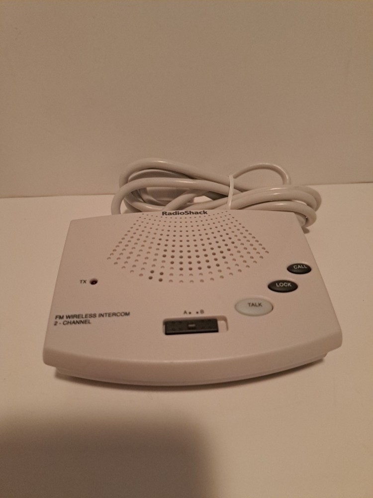 RadioShack FM Wireless Intercom 2 Channel Model 43-3106 ONE UNIT Tested