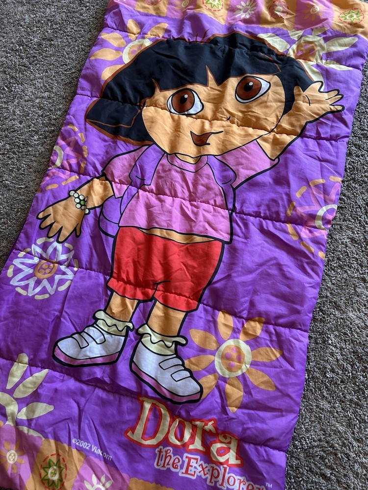 Dora The Explorer Sleeping Bag Throw Blanket Comforter Viacom 2002