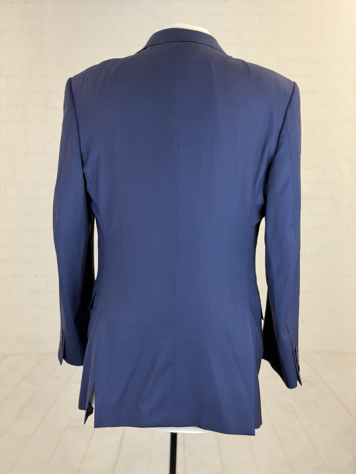 Ermenegildo Zegna Men's Dark Blue 100% Wool Blazer 40L $4,895 Switzerland Slim