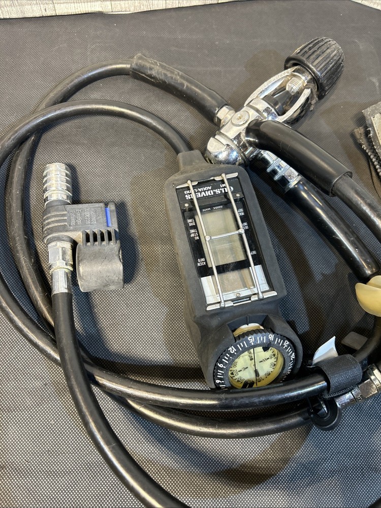 US Divers AquaLung Regular Set W/dive Comp*As Is-Not Tested*