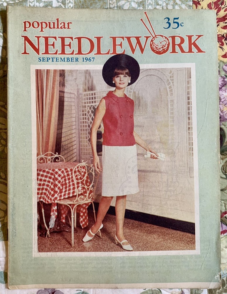 Vintage Needlework Magazine Sept 1967 Ephemera Projects Nostalgia Patterns
