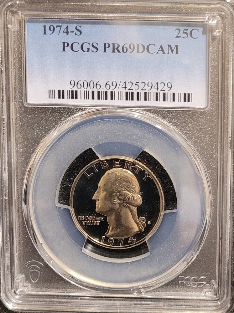 1974-S WASHINGTON QUARTER PROOF