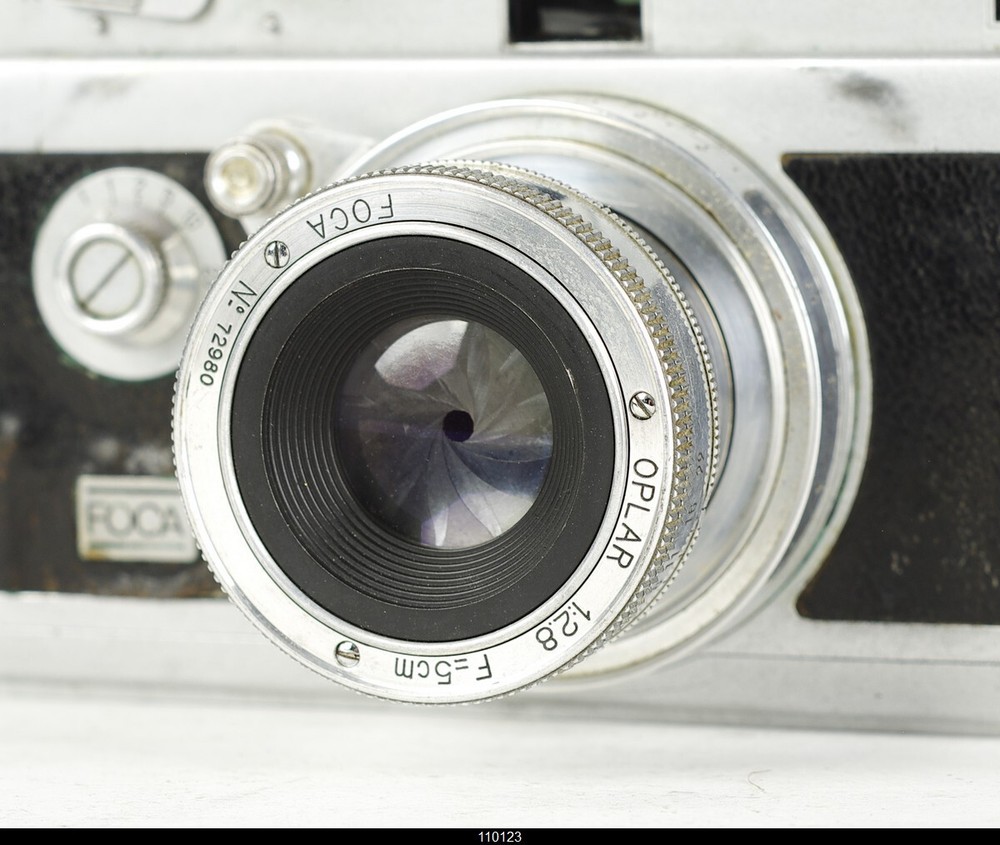 Camera Foca Rangefinder With Oplar 2,8/5cm 50mm