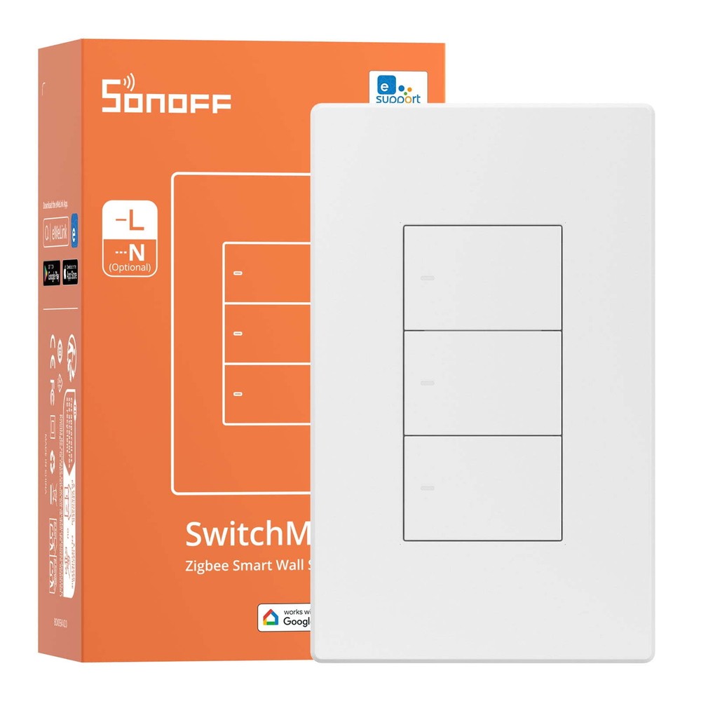SONOFF Zigbee Smart Light Wall Switch Detach Relay Mode Work with Home Assistant
