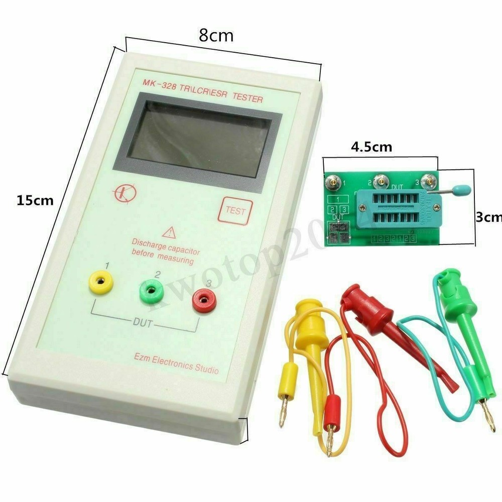 Portable MK328LCD Backlight Transistor Tester Diode Inductance Capacitance Meter