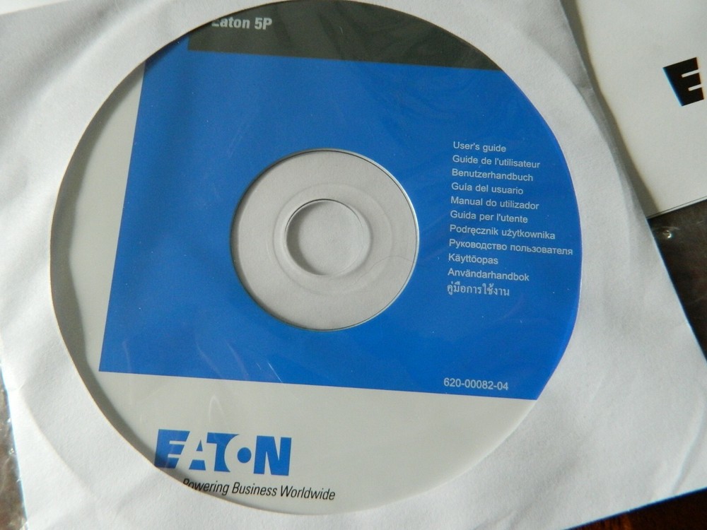 Eaton 5P UPS Power + Serial + USB Cables Users Guide CD Rom Brackets and More