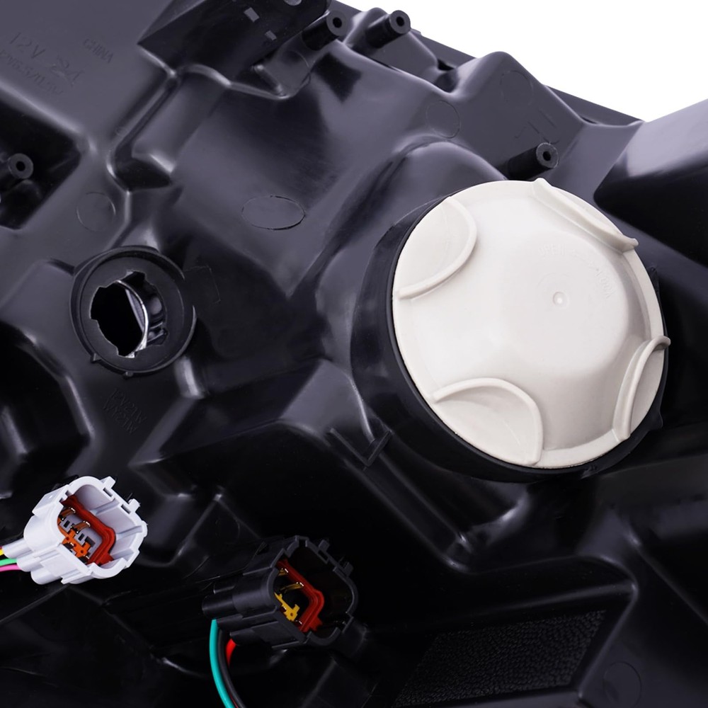 Right Front Halogen Headlight Assembly Replacement Black Housing for 17-19 Rogue