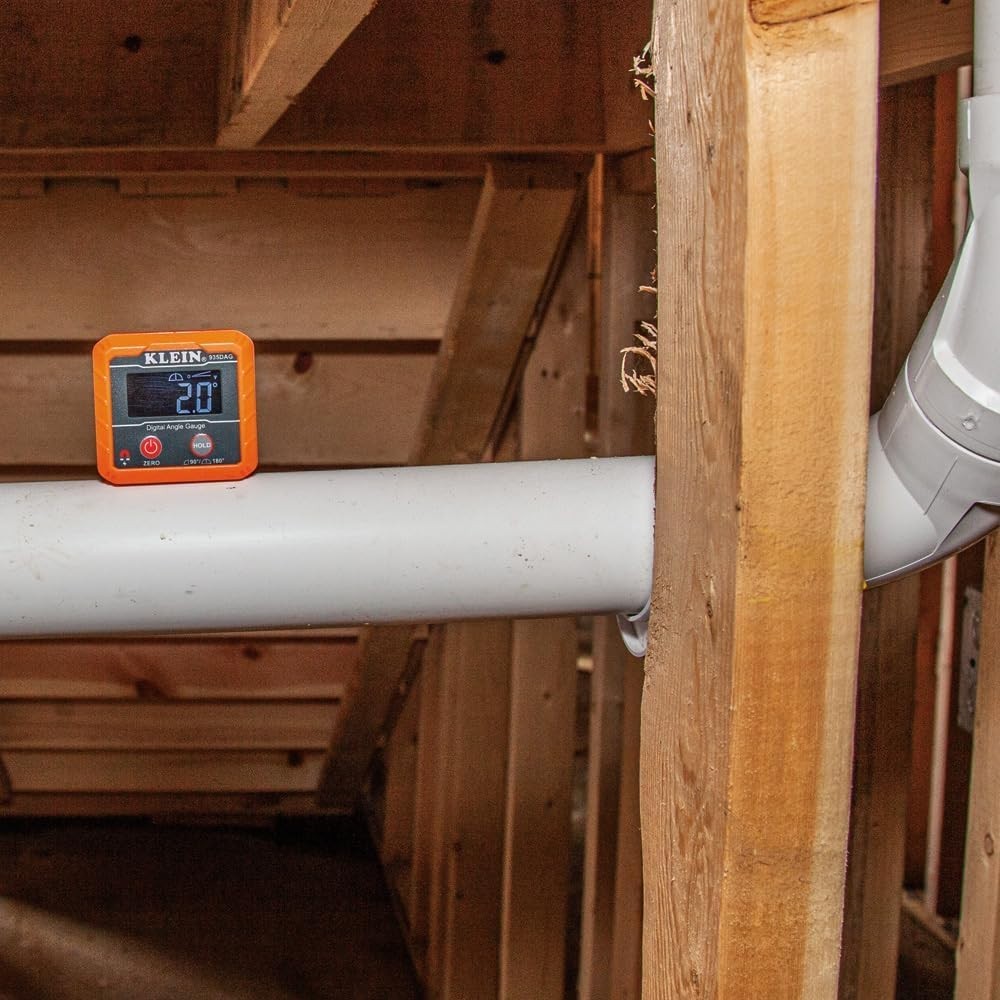 Dual Measurement Ranges Angle Gauge, Auto-Rotating Display