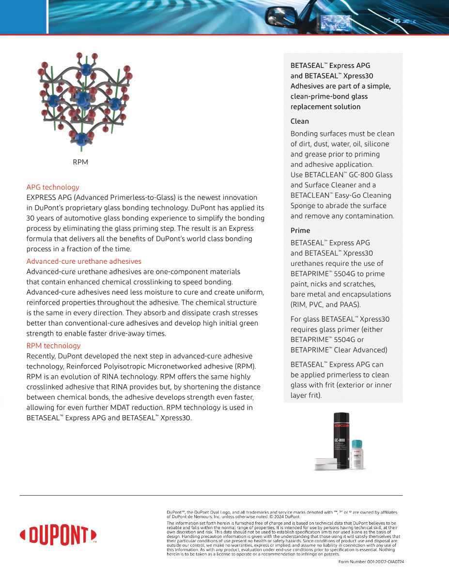 Betaseal Express APG Primerless Auto Glass Urethane Adhesive 2 Tubes BB 12-1-25