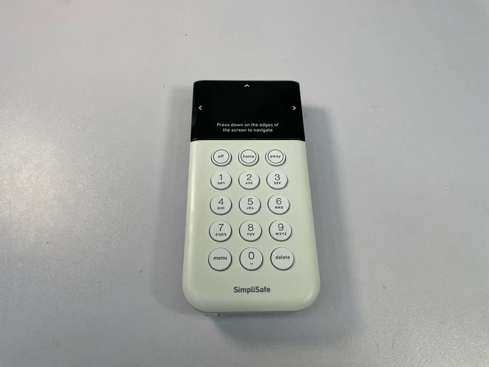 SimpliSafe Wireless Keypad Extra Alarm Keypad Open Box