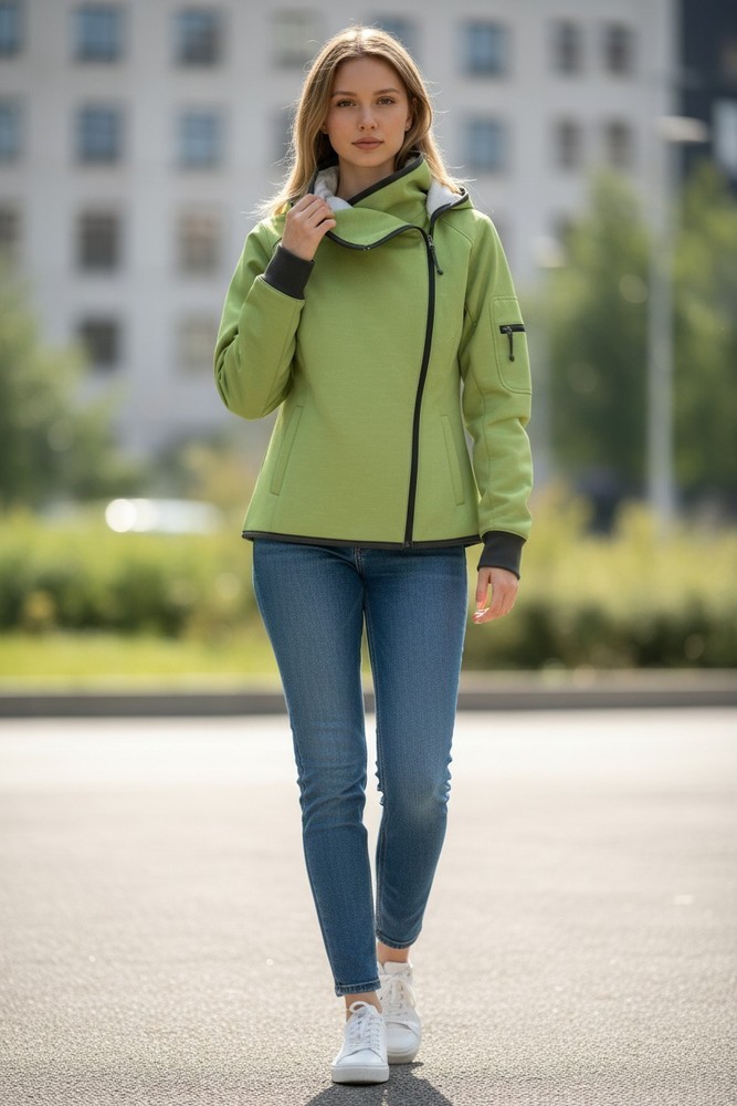 Liquid Ski Jacket Ladies Green Medium