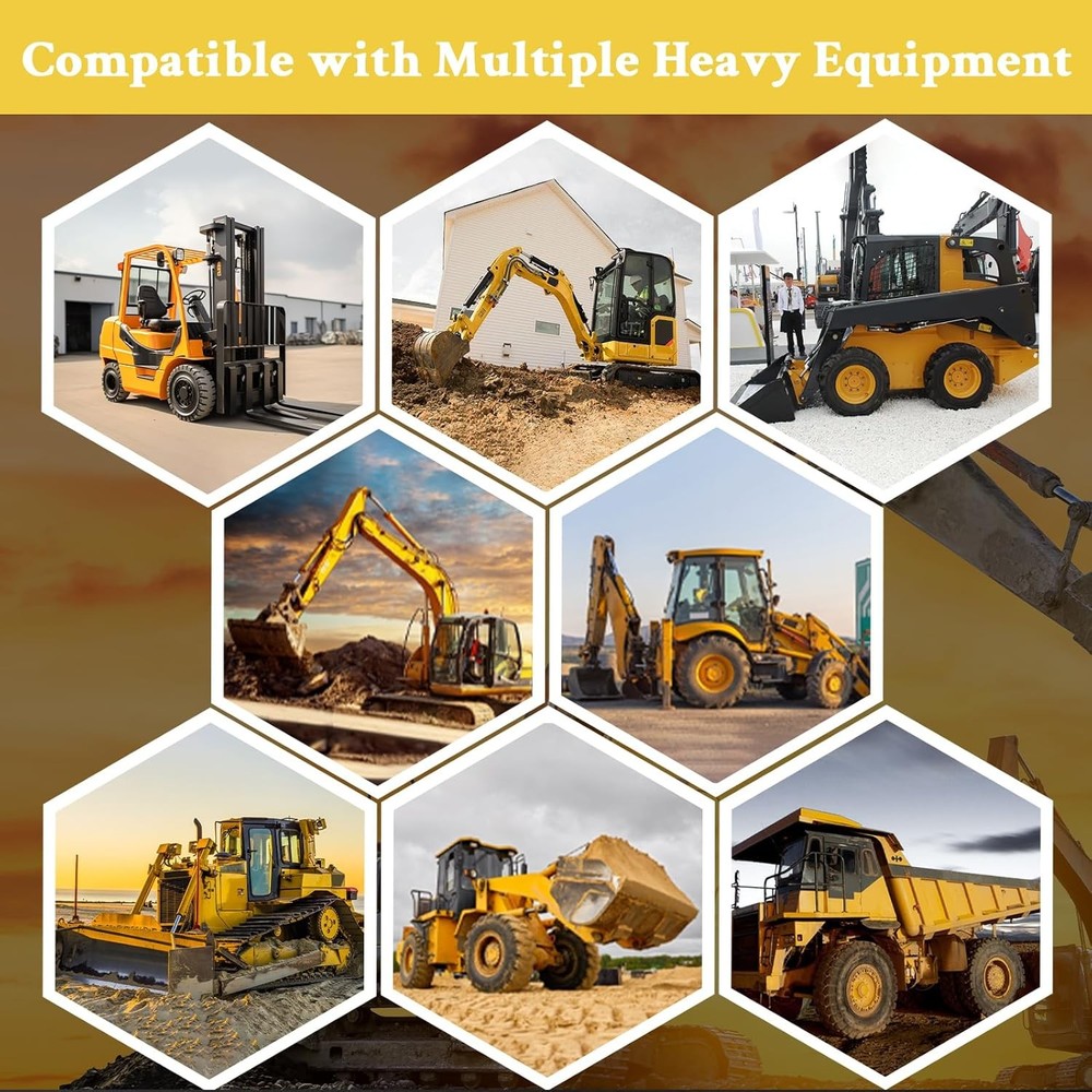55 Heavy Equipment Keys Master Set, Construction Machine Ignition Key for...