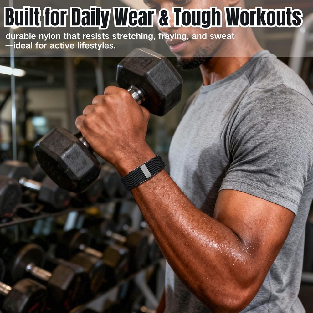 CKONXE Bicep Bands Compatible with Hume Band, Nylon Loop Replacement Strap, Sof