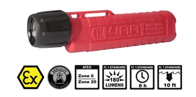 Underwater Kinetics 4AA ELED HERCULITE