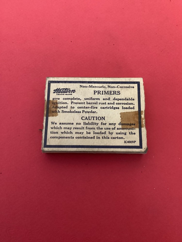 EMPTY Ammo Box Western Primers