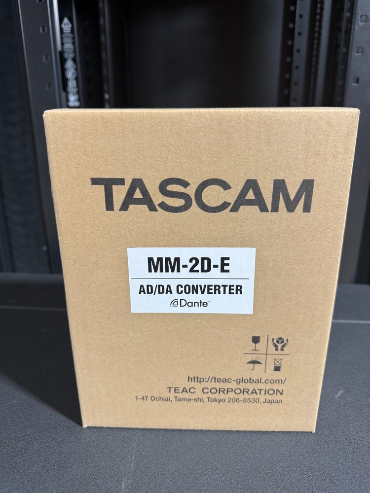 Tascam MM-2D-E |2-Channel Mic/Line Input/Output Dante Converter / DSP
