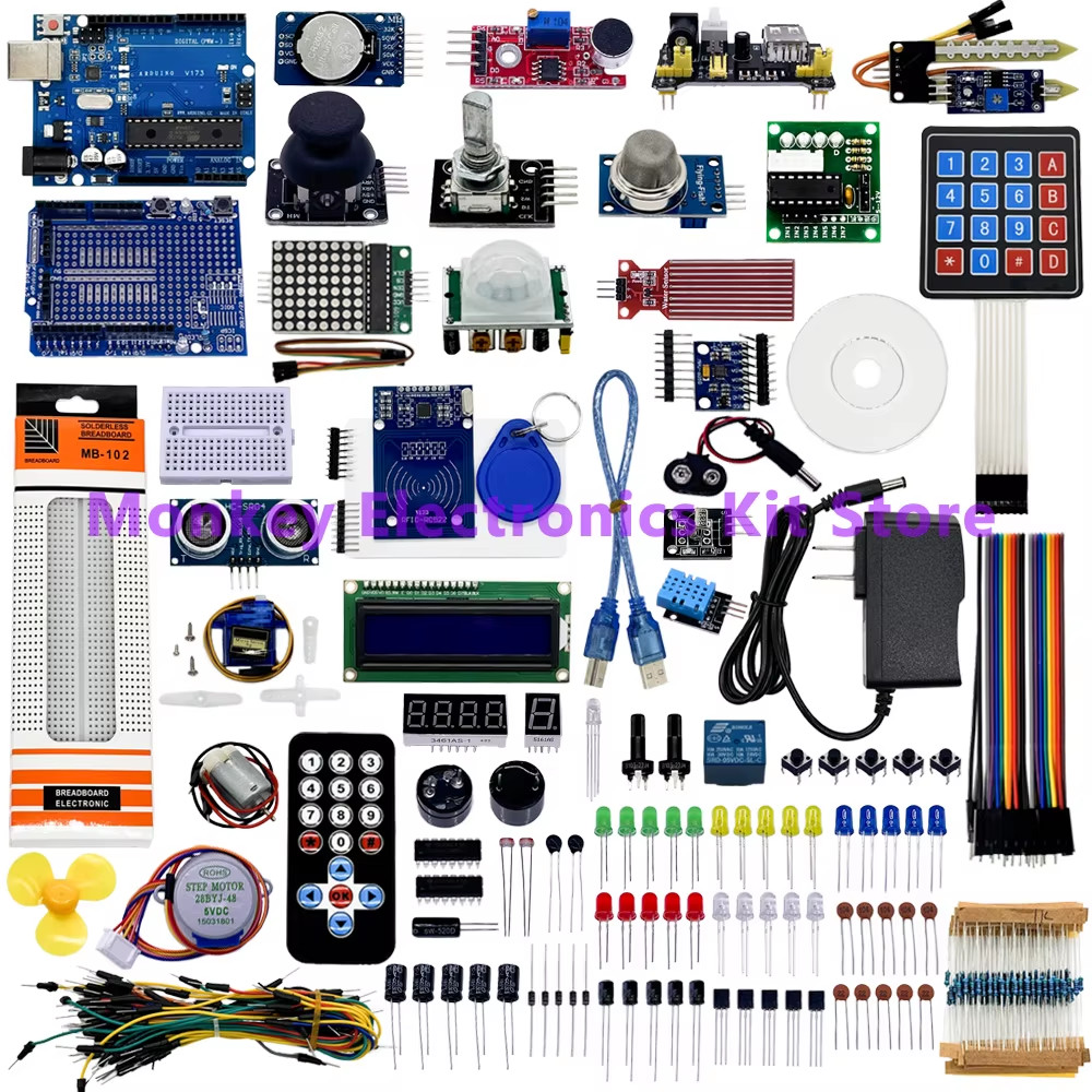 The Most Complete Learning Kit for Arduino Uno-R3 Board Programming Project DIY