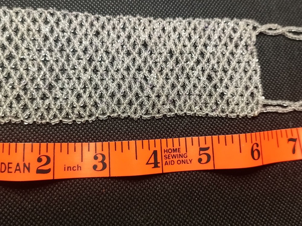 Clear Beaded Handmade Bracelet