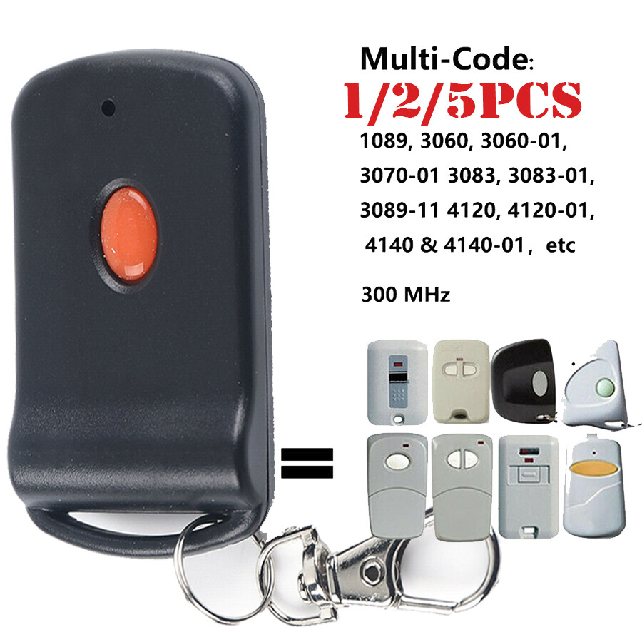 1/2/5 For 3089 multi-code multicode 308911 Linear MCS308911 300mhz black remote