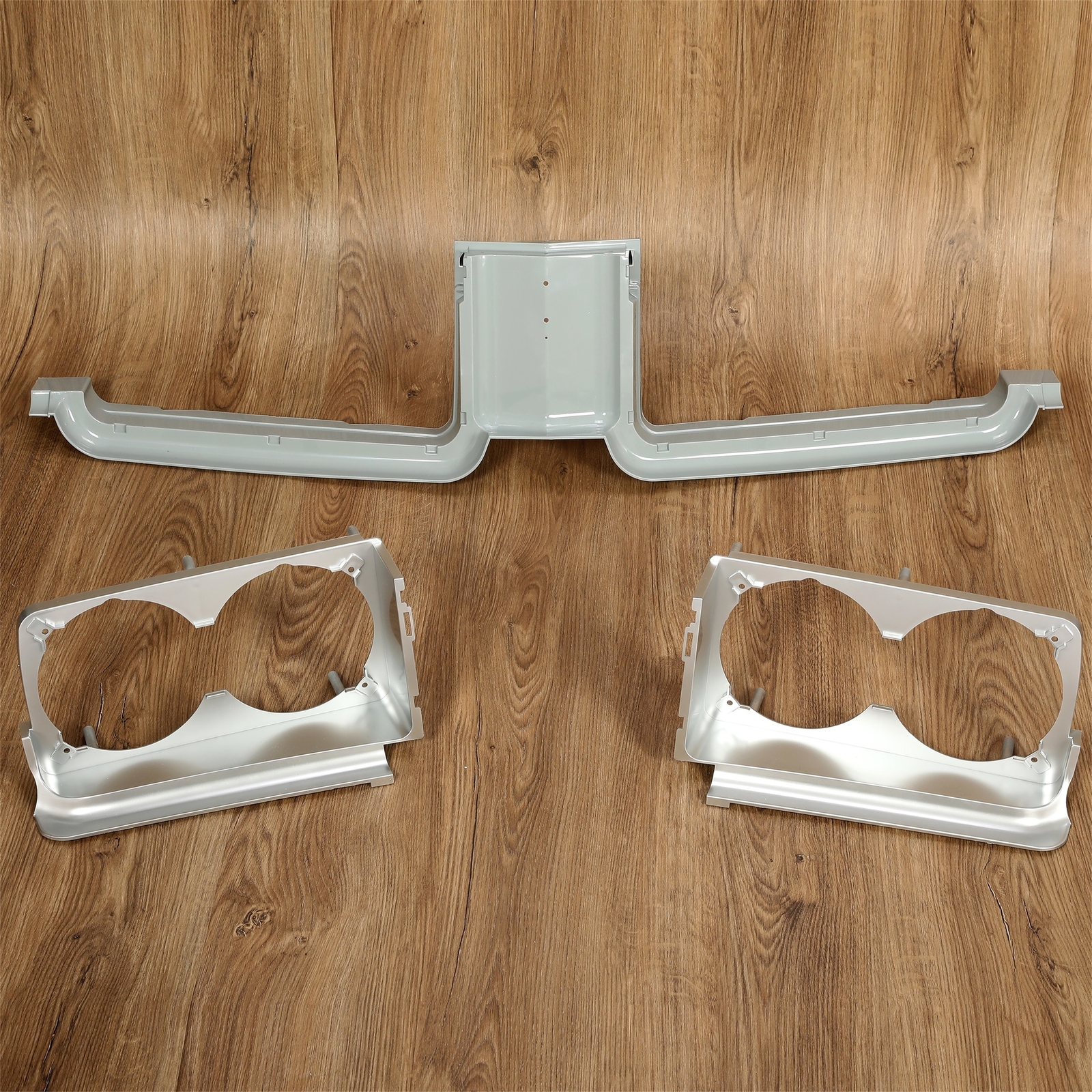 For 1971 1972 Oldsmobile Cutlass Headlamp Housings & Grille Center Stone Shield